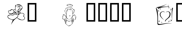 KR Cuori Divertenti 8 font preview